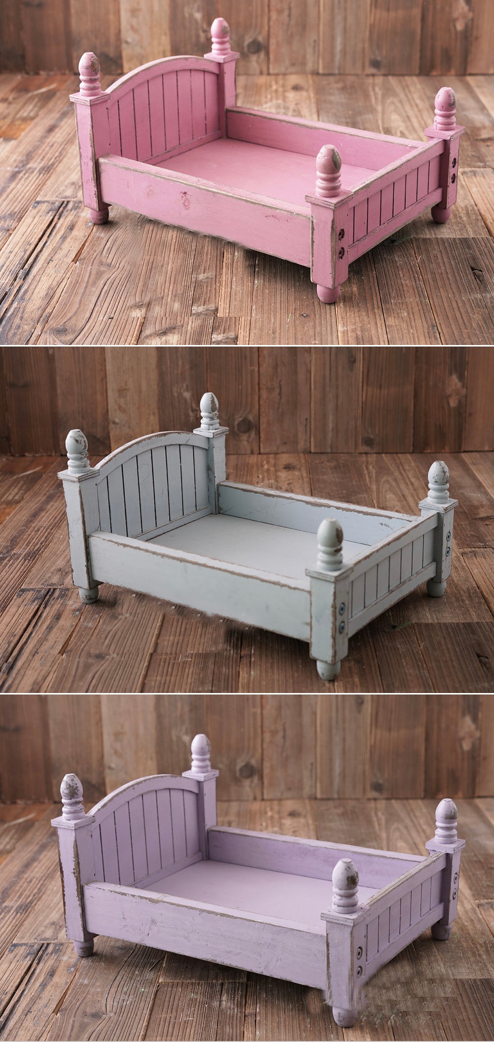 Newborn Scalloped newest Wooden Bed Prop